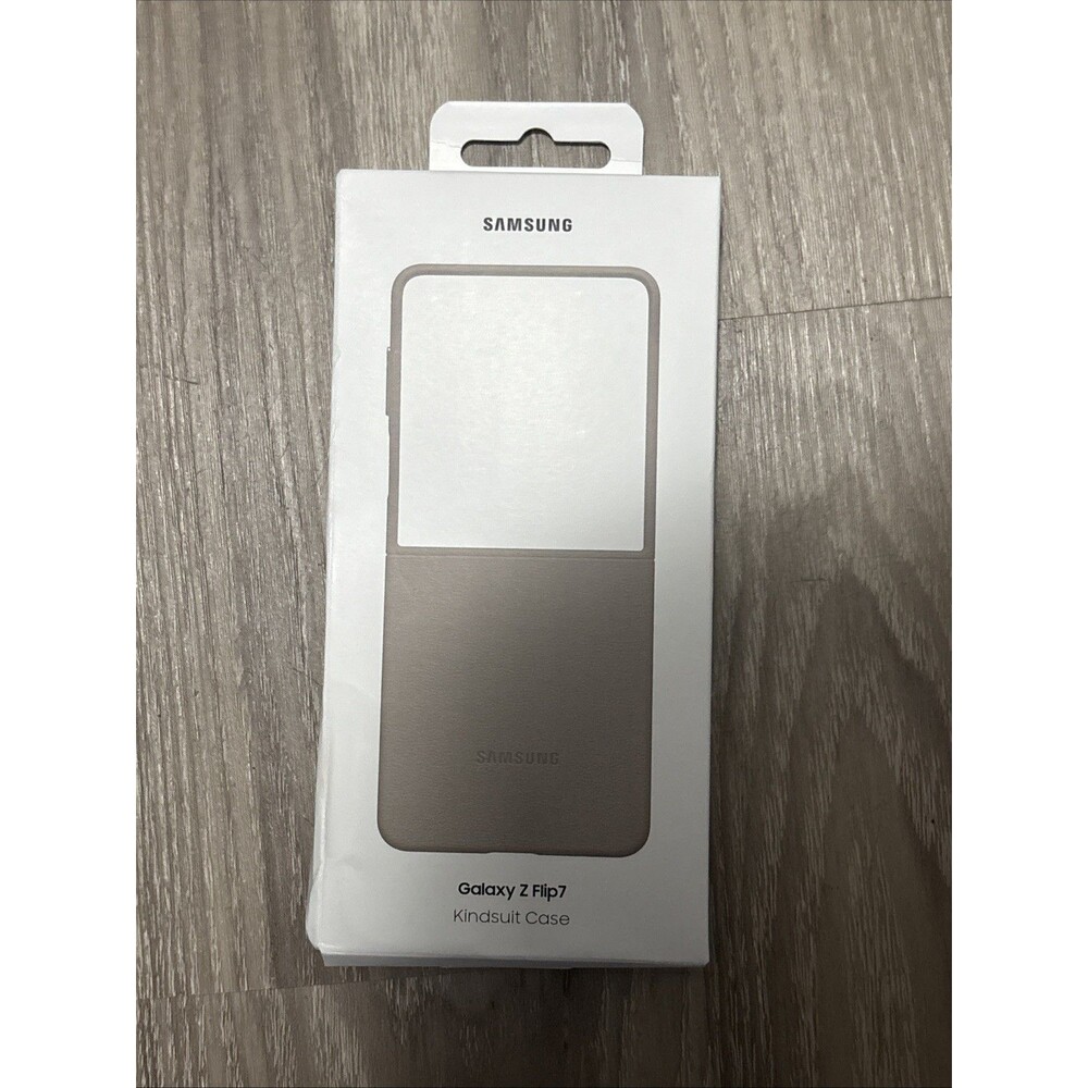Samsung Galaxy Z Flip7 Kindsuit Phone Case, Textured, Protective Cover, Taupe